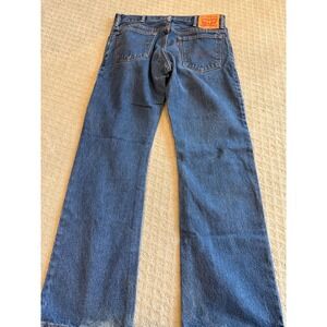 Levi's 517 Bootcut‎ Jeans W34 L32 Blue Denim Pants Classic Vintage Style